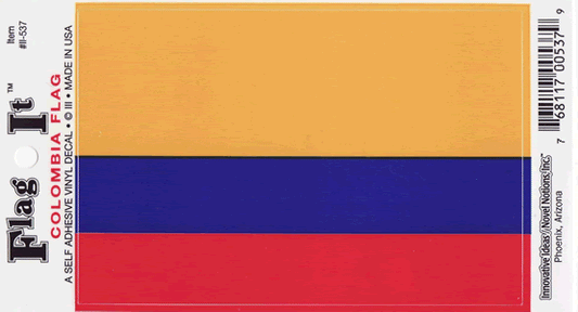 Colombia Flag Decal Sticker