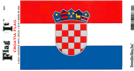 Croatia Flag Decal Sticker