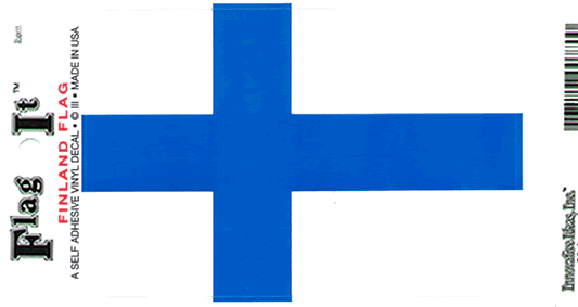 Finland Flag Decal Sticker