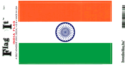India Flag Decal Sticker