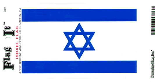 Israel Flag Decal Sticker