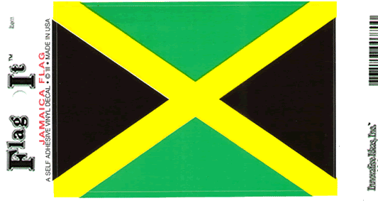 Jamaica Flag Decal Sticker