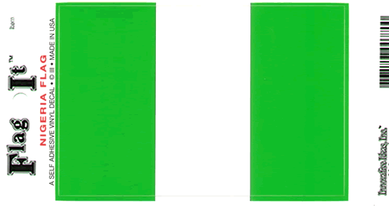 Nigeria Flag Decal Sticker