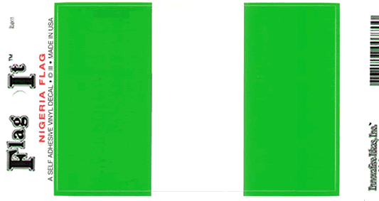 Nigeria Flag Decal Sticker