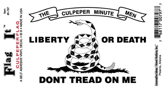Culpeper Flag Decal Sticker