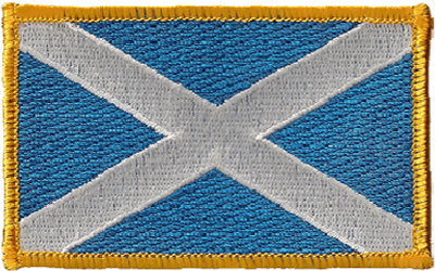 Scotland St. Andrews Cross Flag Patch