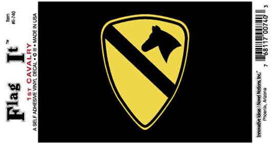 1st Cavalry Decal Sticker