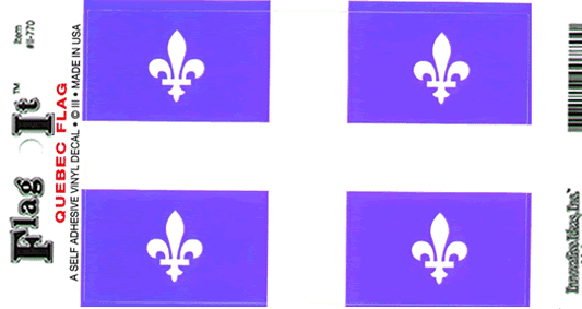 Canada Quebec Flag Decal Sticker