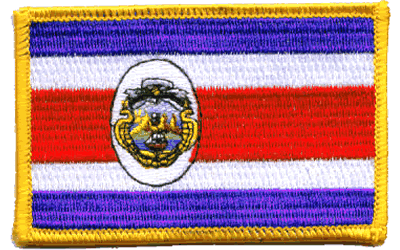 Costa Rica Flag Patch