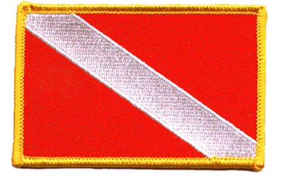 Diver/Scuba Flag Patch
