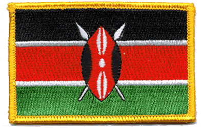 Kenya Flag Patch