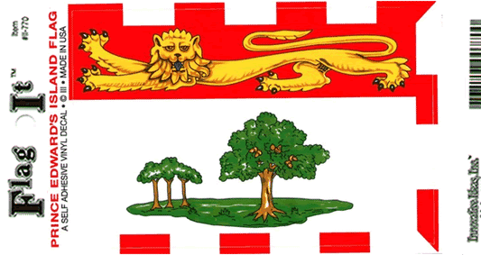 Canada Prince Edward's Island Flag Decal Sticker