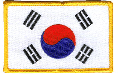 South Korea Flag Patch