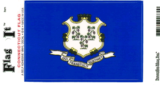 Connecticut Flag Decal Sticker