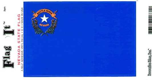 Nevada Flag Decal Sticker