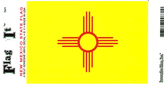 New Mexico Flag Decal Sticker