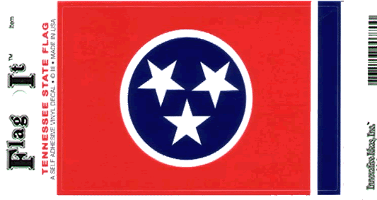 Tennessee Flag Decal Sticker