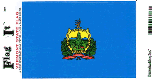 Vermont Flag Decal Sticker