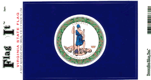 Virginia Flag Decal Sticker
