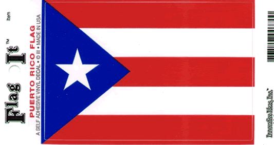 Puerto Rico Flag Decal Sticker