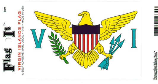 US Virgin Islands Flag Decal Sticker