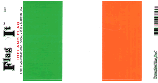 Ireland Flag Decal Sticker