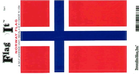 Norway Flag Decal Sticker