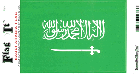 Saudi Arabia Flag Decal Sticker