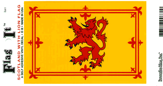 Scotland Lion Flag Decal Sticker