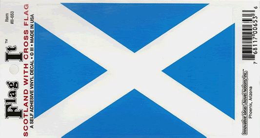 Scotland St. Andrews Cross Flag Decal Sticker