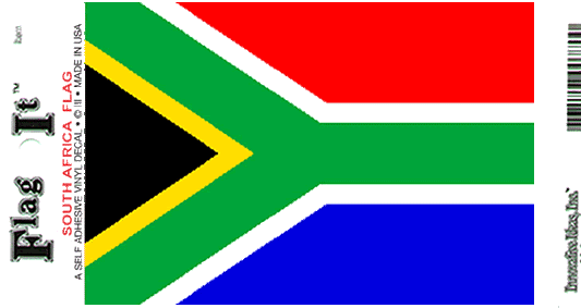 South Africa Flag Decal Sticker