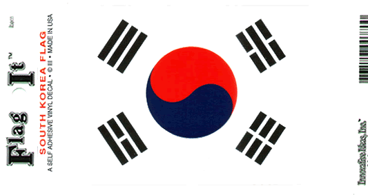 South Korea Flag Decal Sticker
