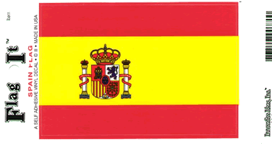 Spain Flag Decal Sticker
