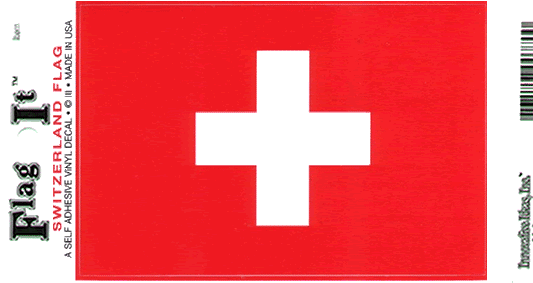 Switzerland Flag Decal Sticker