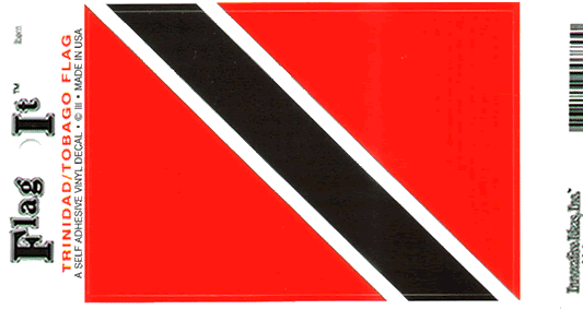 Trinidad & Tobago Flag Decal Sticker