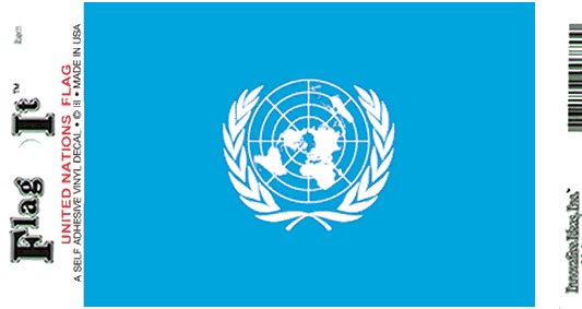 United Nations Flag Decal Sticker