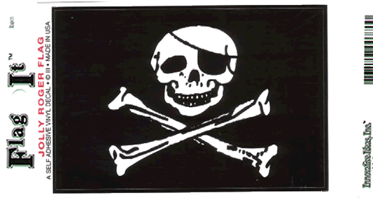 Jolly Roger Flag Decal Sticker