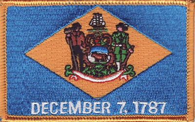 Delaware Flag Patch