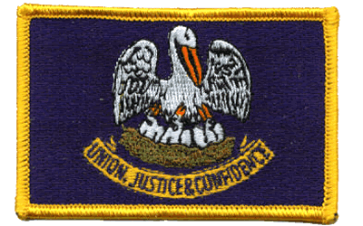 Louisiana Flag Patch