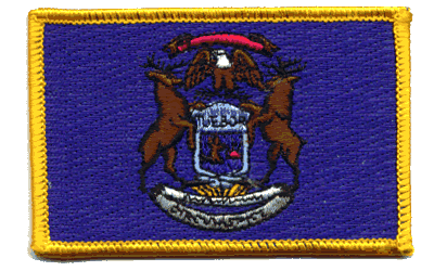 Michigan Flag Patch