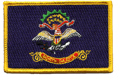 North Dakota Flag Patch