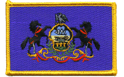 Pennsylvania Flag Patch