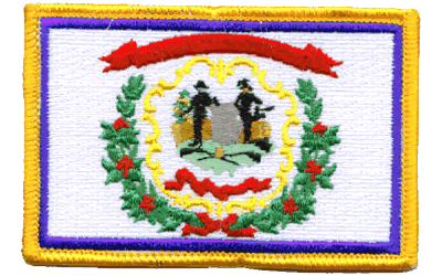 West Virginia Flag Patch