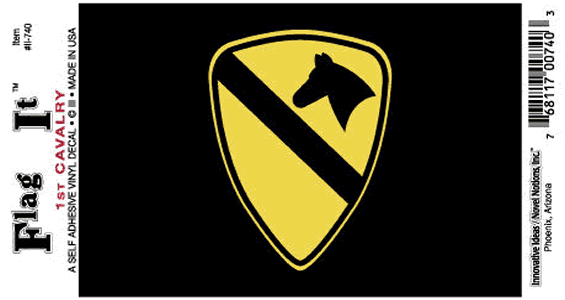 1st Cavalry Decal Sticker