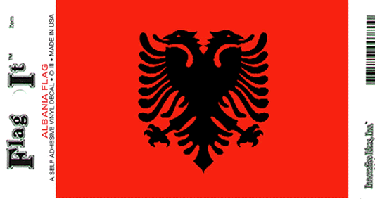 Albania Flag Decal