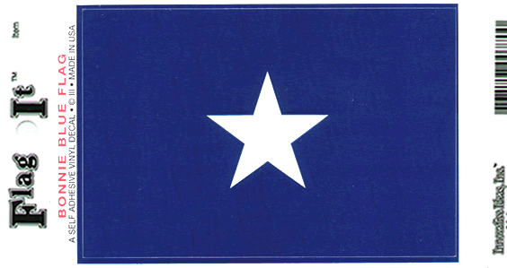 Bonnie Blue Flag Decal Sticker