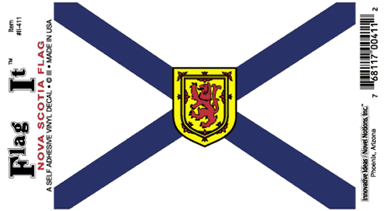 Canada Nova Scotia Flag Decal Sticker