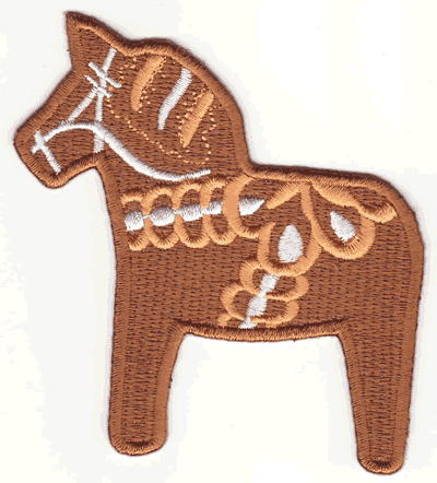 Dala Horse Tan Patch