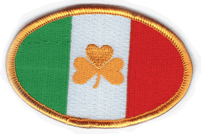 Irish Clover Oval Patch