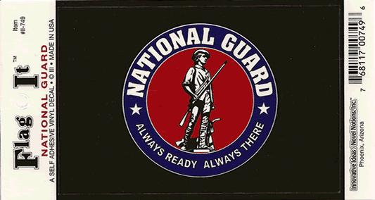 National Guard Decal Sticker